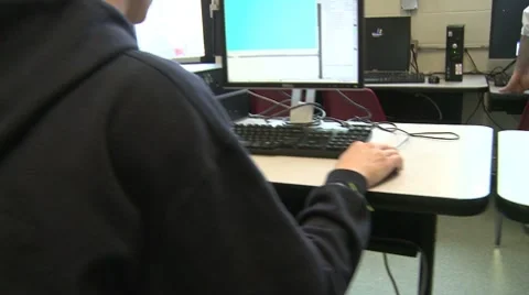 Computer Class (3 of 3) Video stock 8599728