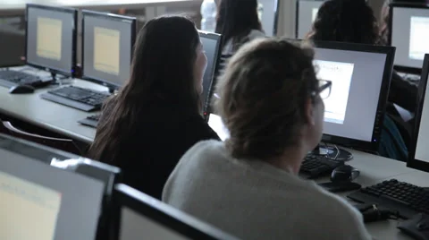 Computer class Stock Footage 36268635