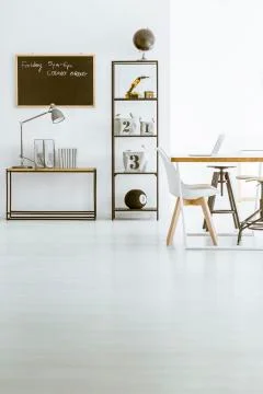 Computer class with robot 스톡 사진