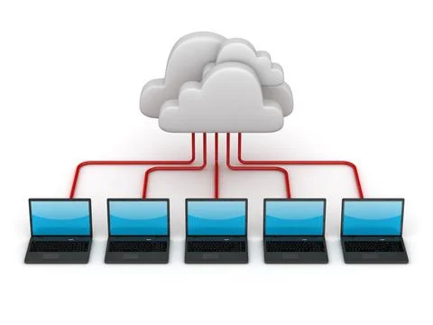 Computer clouding system Computer clouding system , This is a computer gen... 스톡 사진