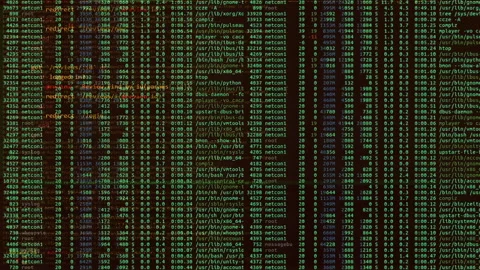 Computer code and data numbers Stock Footage 236896186