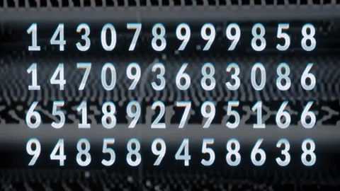 Computer code and data numbers Stock Footage 236935208