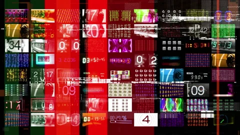 Computer code and data numbers Stock Footage 236949937