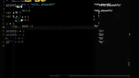 Computer code and data numbers Stock Footage 247786265