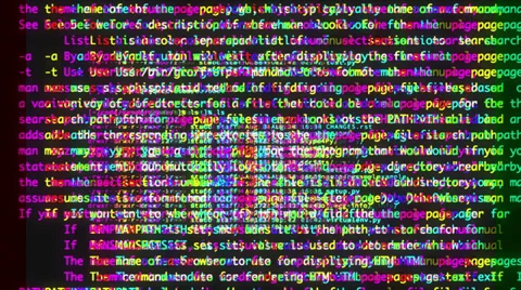 Computer code and programming information Stock Footage 34273062