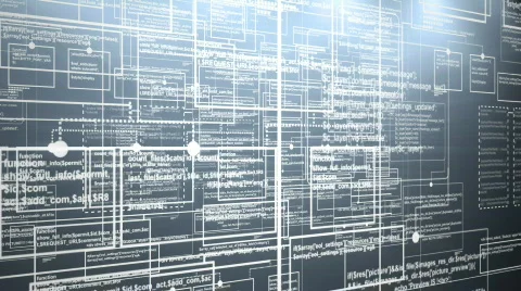 Computer Code background Stock Footage