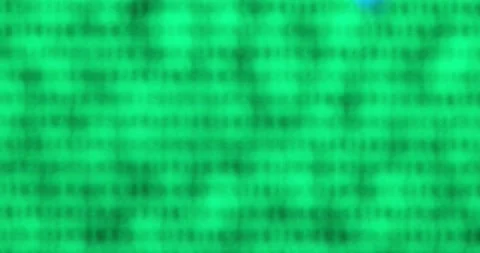 Computer code in binary screen going in and out of focus Video stock 224193149