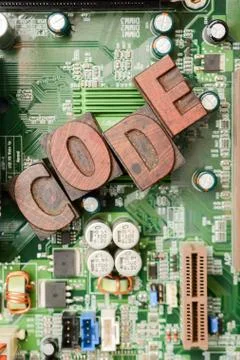 Computer code. Coding for computer programming and developing Stock Photos
