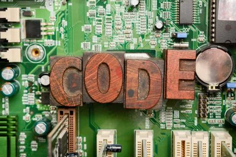 Computer code. Coding for computer programming and developing Stockfoto's