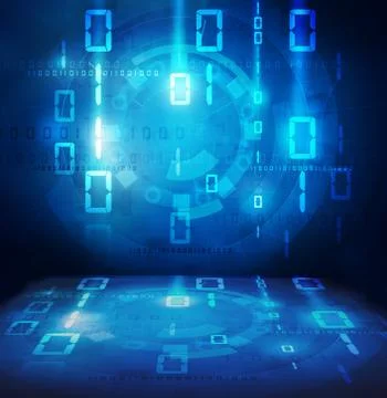 Computer code data Stock Illustration