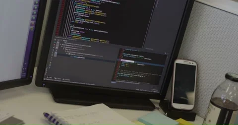 Computer code Stock Footage 42928493