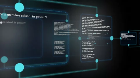 Computer Code Graphics Vidéo 50026766