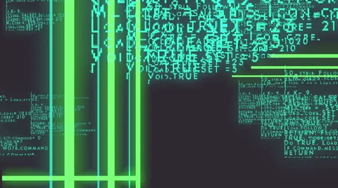 Computer code hack hacking system Stock Footage 59528952