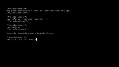Computer Code Javascript Scrolls Through The Screen. Stock Footage 112896013