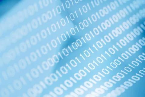 Computer code numbers Stockfoto's