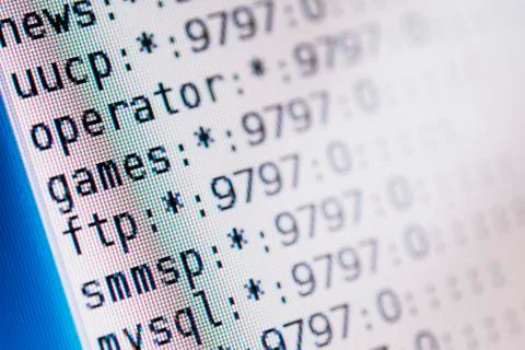 Computer code Stock Photos