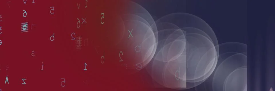 Computer code processing against a black and gradient background, program coding Stock-Illustration