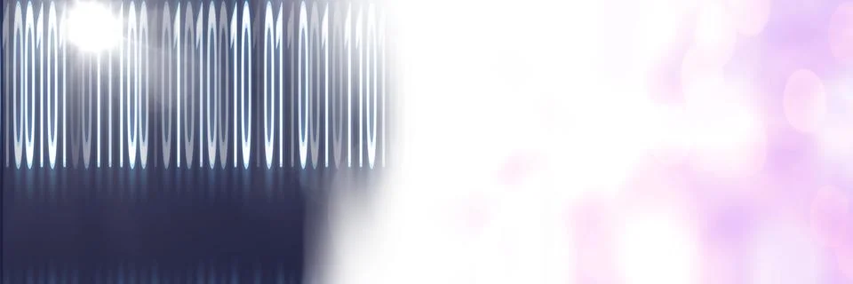 Computer code processing against black and pink background, program coding and Foto stock