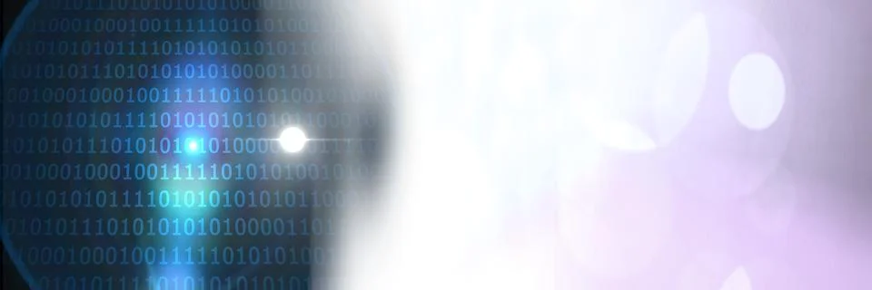 Computer code processing against black and pink background, program coding and Stockfoto's