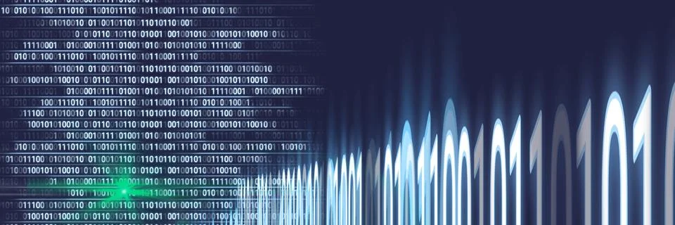 Computer code processing over blue background, technology, programming, and イラスト素材