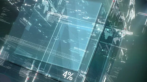 Computer code program digital background Vídeos de archivo 45710570