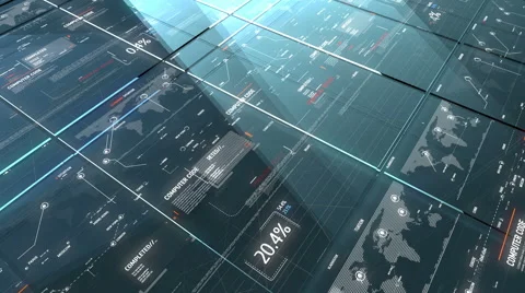 Computer code program digital background Vídeos de archivo 45924634