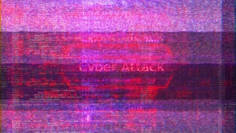 Computer Code Programming Hacking Digital Glitch Overlay Effect Background Stock Footage 293155330