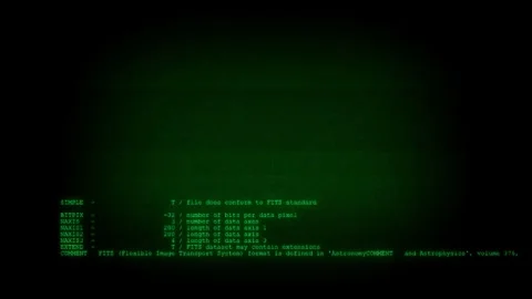 Computer Code Screen Stock Footage 263044385