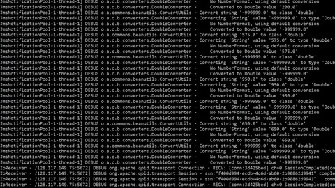 Computer code scrolling across hackers monitor Stock Footage 103979531