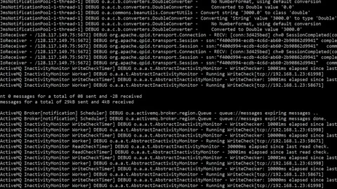 Computer code scrolling across hackers monitor Stock Footage 103979604
