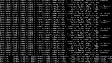 Computer code scrolling across hackers monitor Stock Footage 103979661