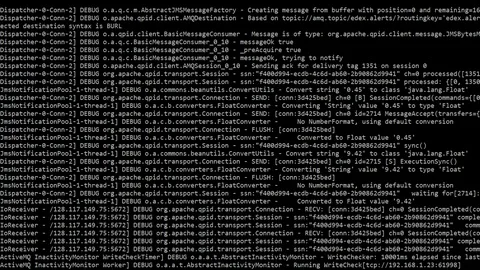 Computer code scrolling across hackers monitor Stock Footage 103979847
