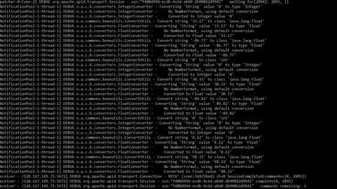 Computer code scrolling across hackers monitor Stock Footage 103980023