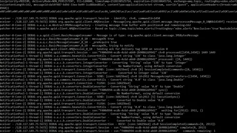 Computer code scrolling across hackers monitor Stock Footage 103980109