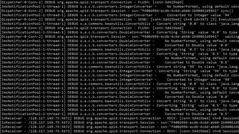 Computer code scrolling across hackers monitor Stock Footage 103980523