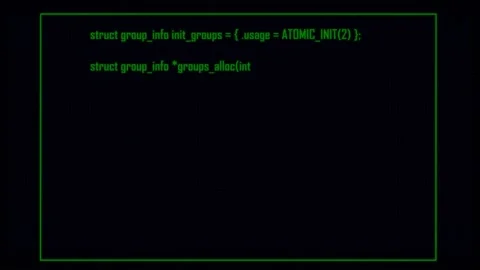 Computer Code Scrolling down in Green color and black background,cyber Stock Footage 135185470
