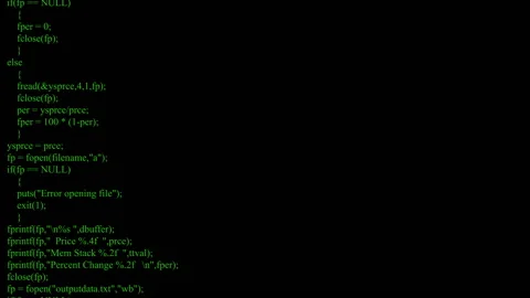Computer code scrolling on a screen Stock Footage 198590603