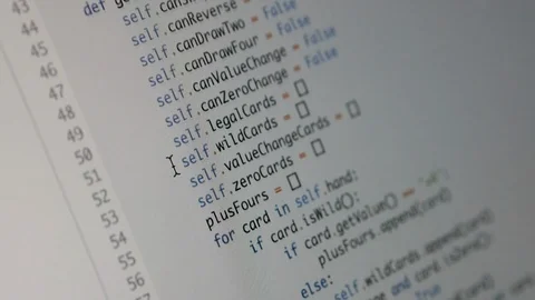 Computer code on white screen Stock Footage 111004894