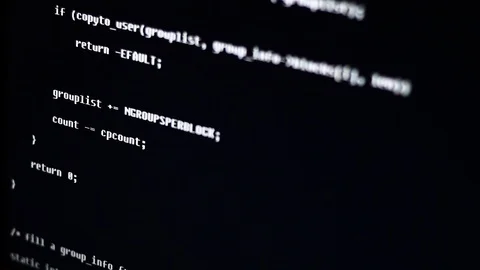 Computer Codes Stock Footage 103635500