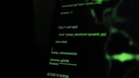 Computer Codes Stock Footage 103753784