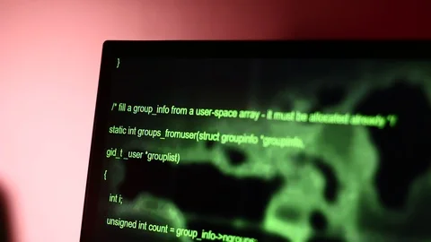 Computer Codes Stock Footage 103754261