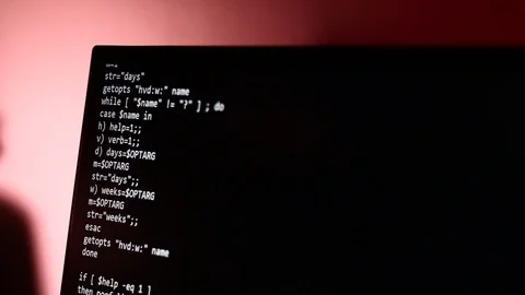 Computer Codes Stock Footage 103754503