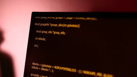 Computer Codes Stock Footage 103754899