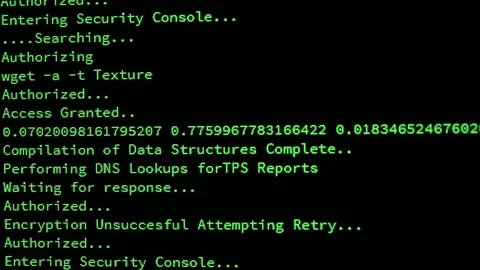 Computer Codes Stock Footage 113152356