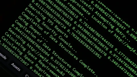 Computer Codes Stock Footage 113158396