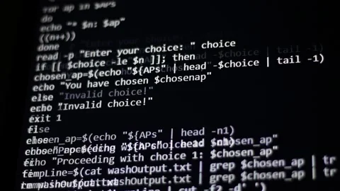 Computer Codes Stock Footage 159571309