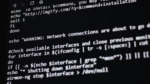 Computer Codes Stock Footage 303935515