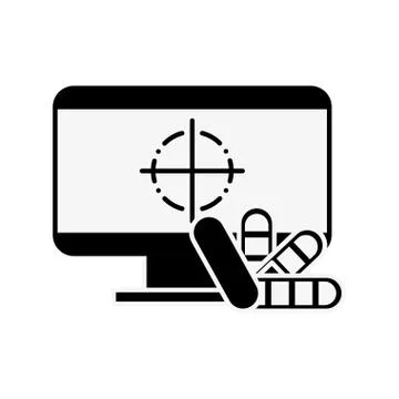 Computer color tone program graphic design Stock Illustration