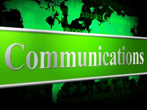 Computer communication meaning network server and online 스톡 일러스트