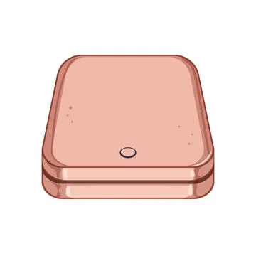 Computer compact photo printer cartoon vector illustration 스톡 일러스트